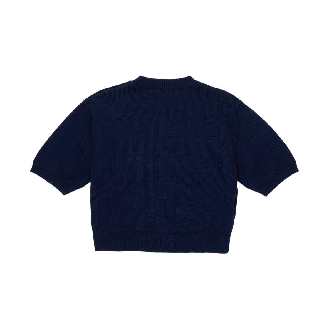 (키즈) 마르니 포켓 로고 크루넥 풀오버 네이비((Kids) Marni Crewneck Pullover with Pockets and Logo Navy) - 2