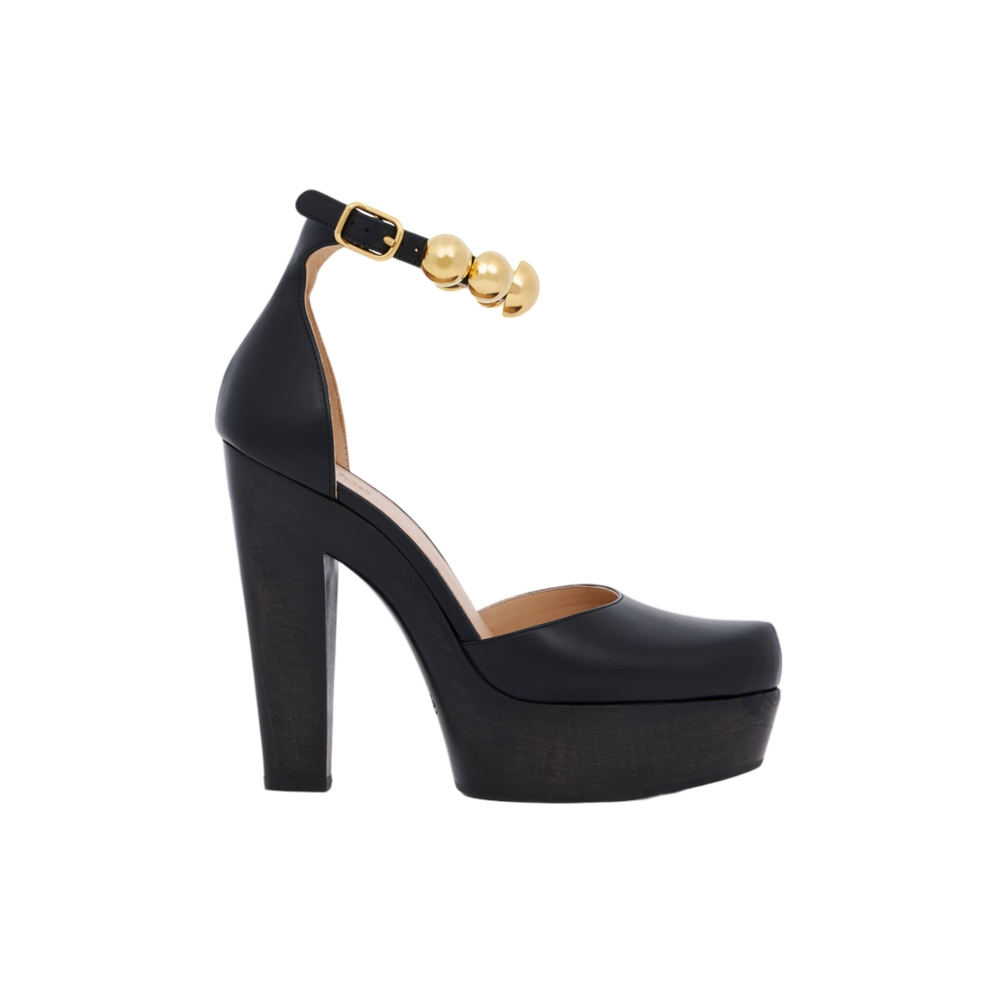 CH26S15ZVV001 (W) Chloe Lola Platform Pump Black