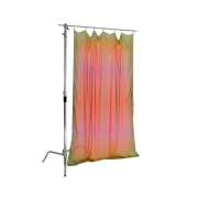 Gradation chiffon curtain / Pink&green / S Size