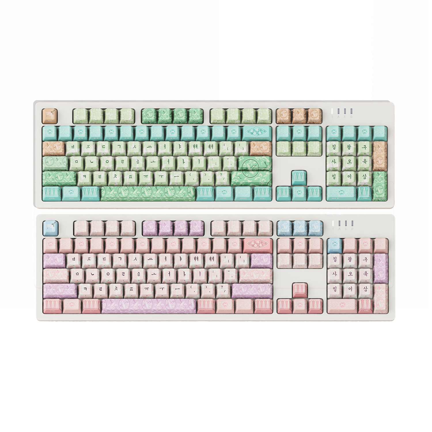 시이닷 고려청자 LED 기계식 키보드 한국의 미(C.e.dot Goryeo Celadon Wired LED Mechanical Keyboard)