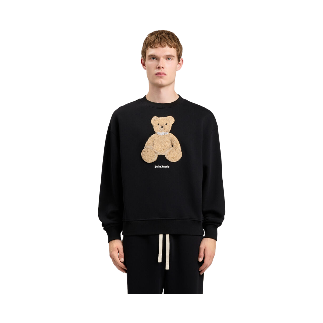 팜엔젤스 베어 레귤러 크루 - 블랙 브라운(Palm Angels Bear Regular Crew - Black Brown) - 2