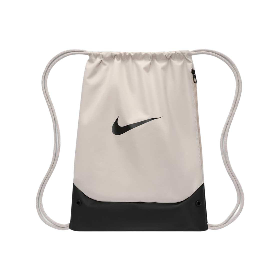 나이키 브라질리아 드로우스트링 백 18L 라이트 본 블랙(Nike Brasilia Drawstring Bag 18L Light Bone Black)