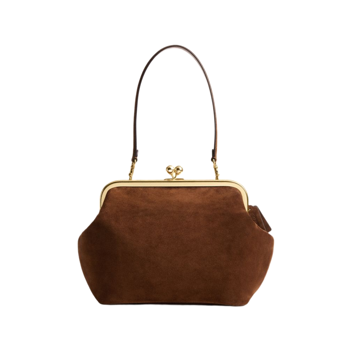 코치 키스락 프레임 백 27 브라스 웜 브라운(Coach Kisslock Frame Bag 27 Brass Warm Brown) - 1