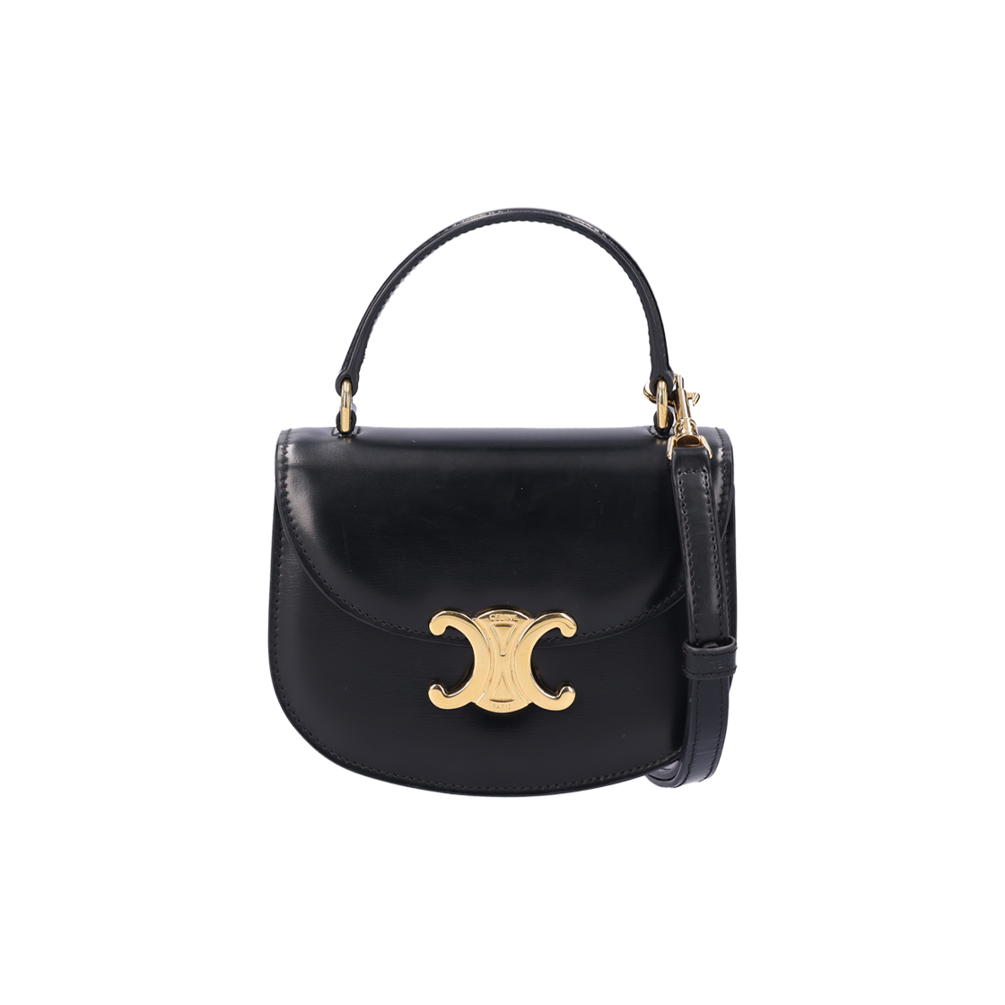 셀린느 10L063ETZ 미니 베사체 클레아 샤이니 카프스킨 블랙(Celine Mini Versace Clea Shiny Calfskin Black)