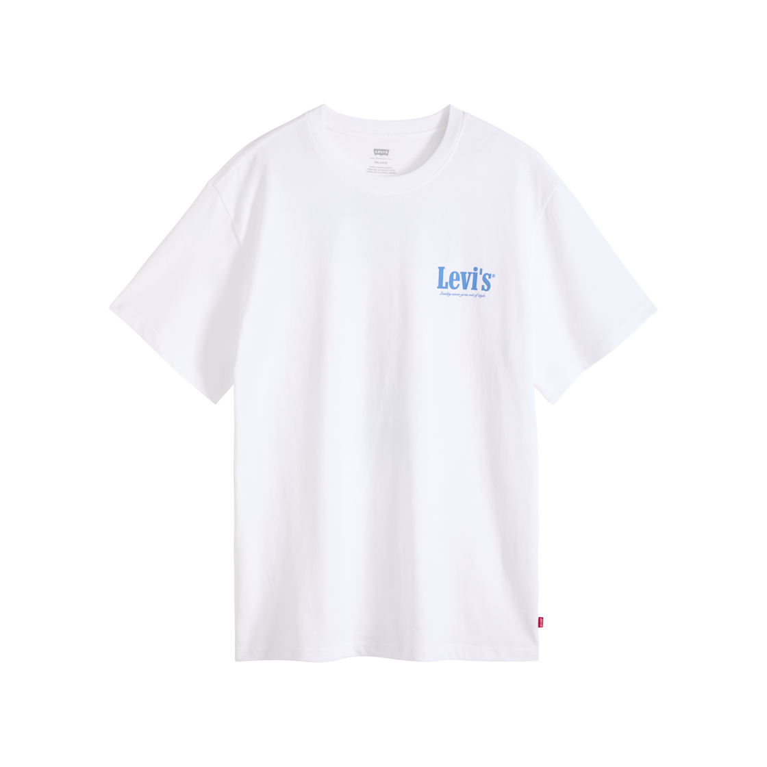 리바이스 릴렉스 핏 숏슬리브 그래픽 티셔츠 화이트(Levi's Relaxed Fit Short Sleeve T-Shirt White) - 1