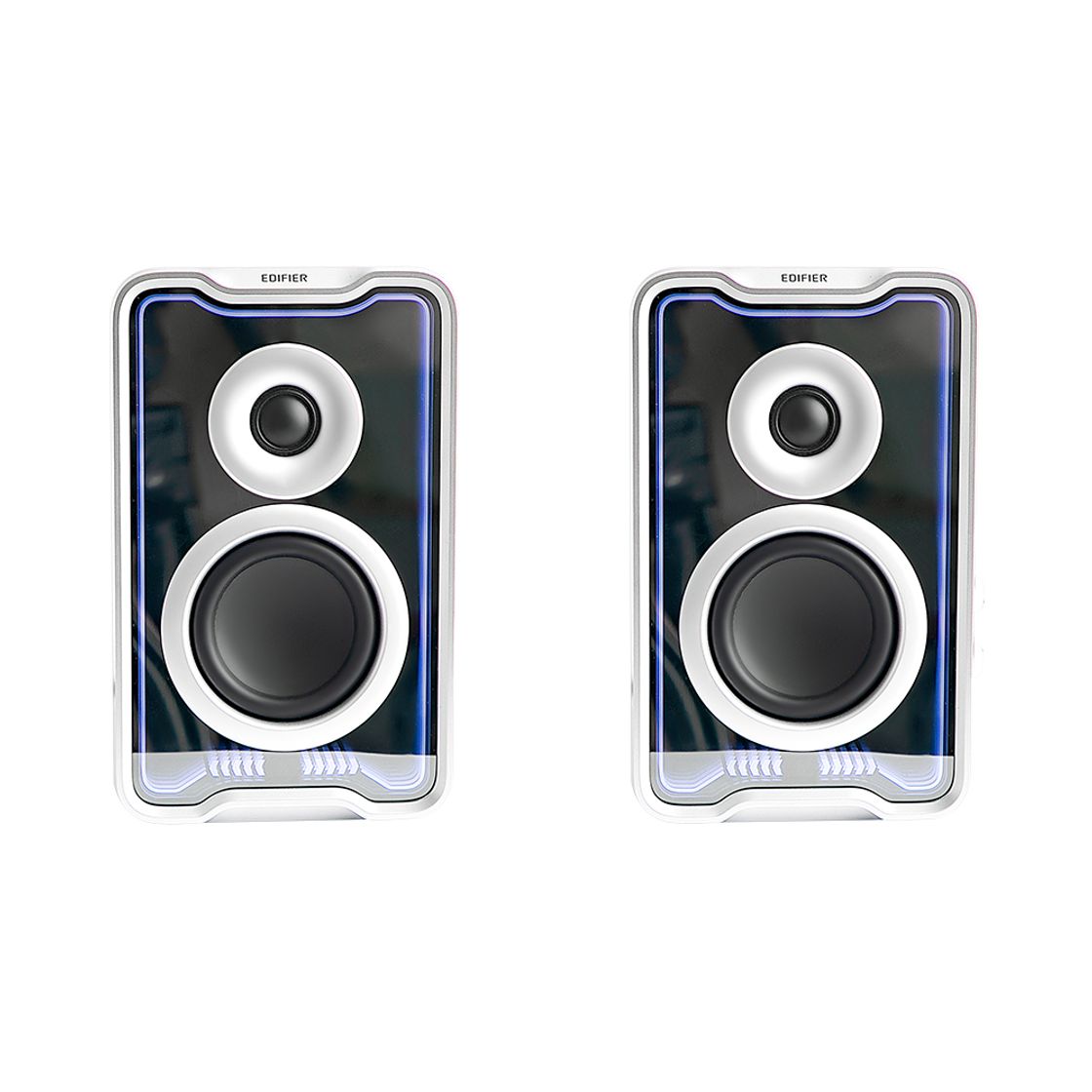 에디파이어 QR30 데스크탑 액티브 멀티 미디어 블루투스 스피커 블랙 화이트(EDIFIER QR30 Desktop Active Multimedia Bluetooth Speakers – White) - 2