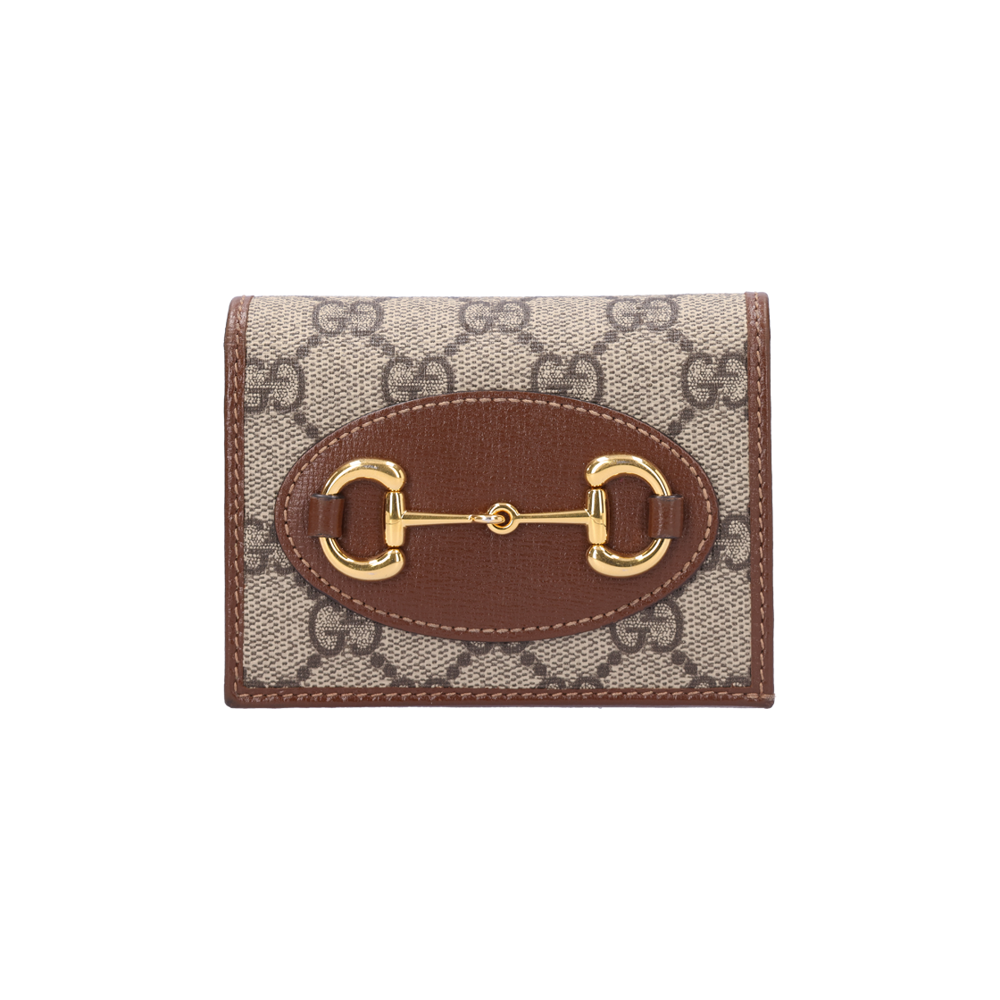 구찌 621887 홀스빗 1955 카드 케이스 지갑 브라운(Gucci 621887 Horsebit 1955 Card Case Wallet - Brown) - 1