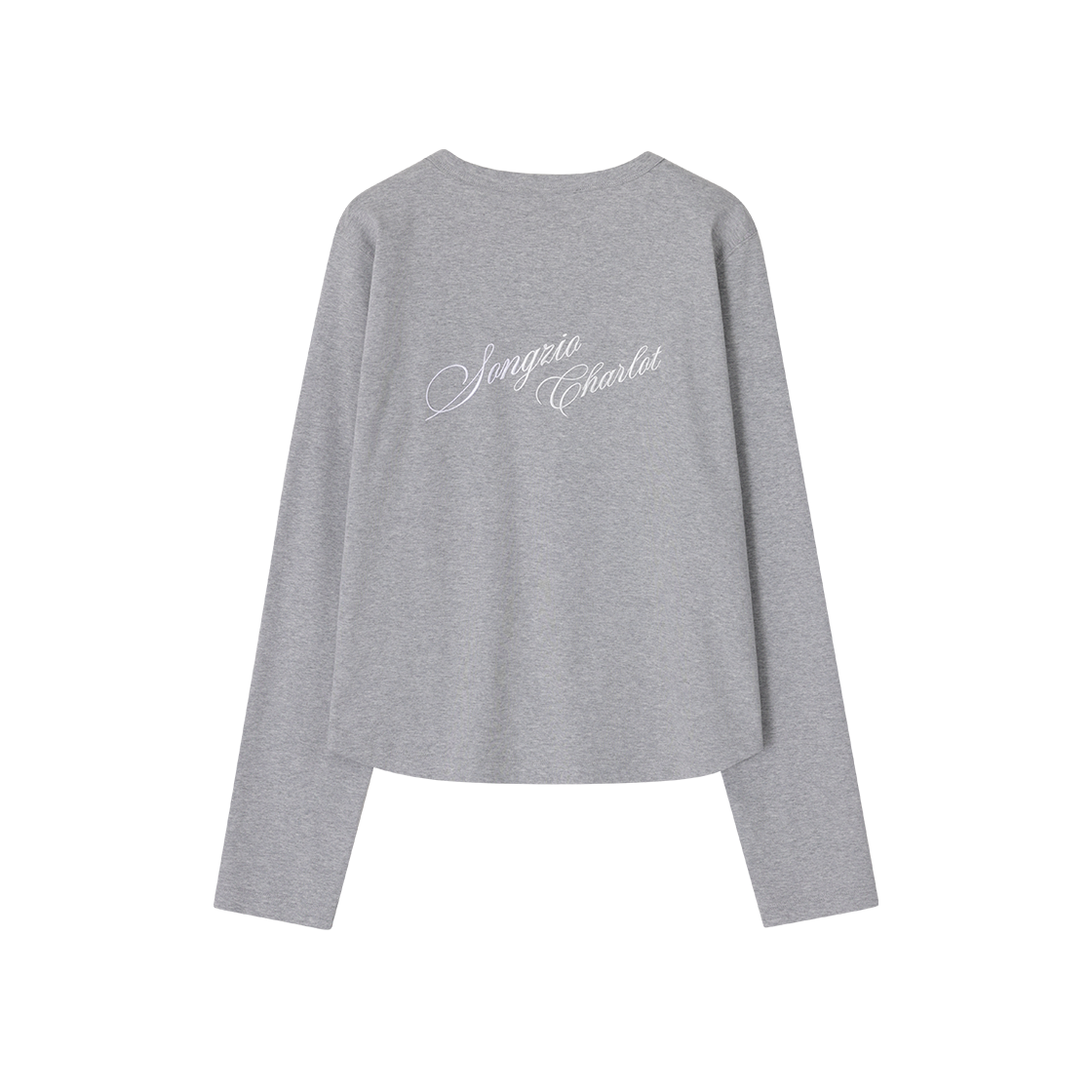 (W) 송지오 컬렉션 샤를로 롱슬리브 멜란지 그레이((W) SONGZIO COLLECTION Charlot Long Sleeve Melange Grey) - 2