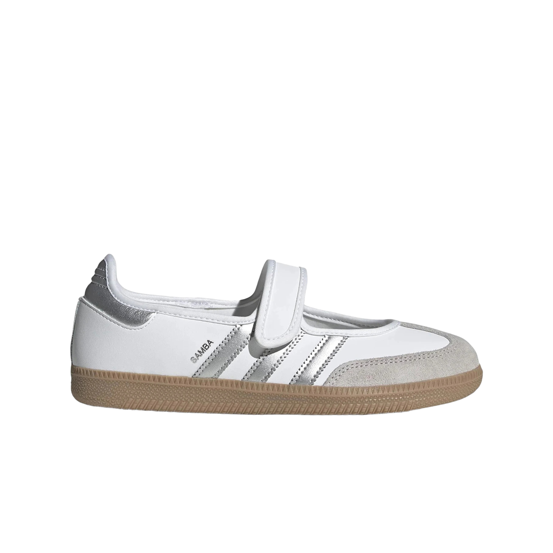 (W) 아디다스 삼바 제인 클라우드 화이트 실버 메탈릭((W) Adidas Samba Jane Cloud White Silver Metallic) - 1