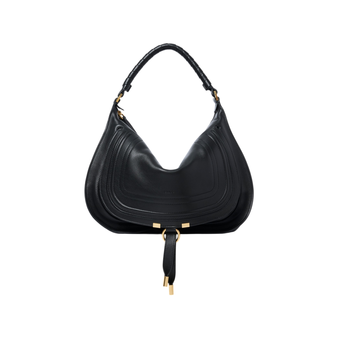 CH26SS881R35001 Chloe Marcie Shoulder Bag in Soft Leather Black