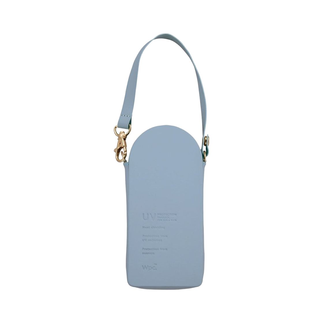 WPC 블랙아웃 포쉐트 타이니 폴딩 파라솔 블루 그레이(WPC Blackout Pochette Tiny Folding Parasol Blue Gray) - 2