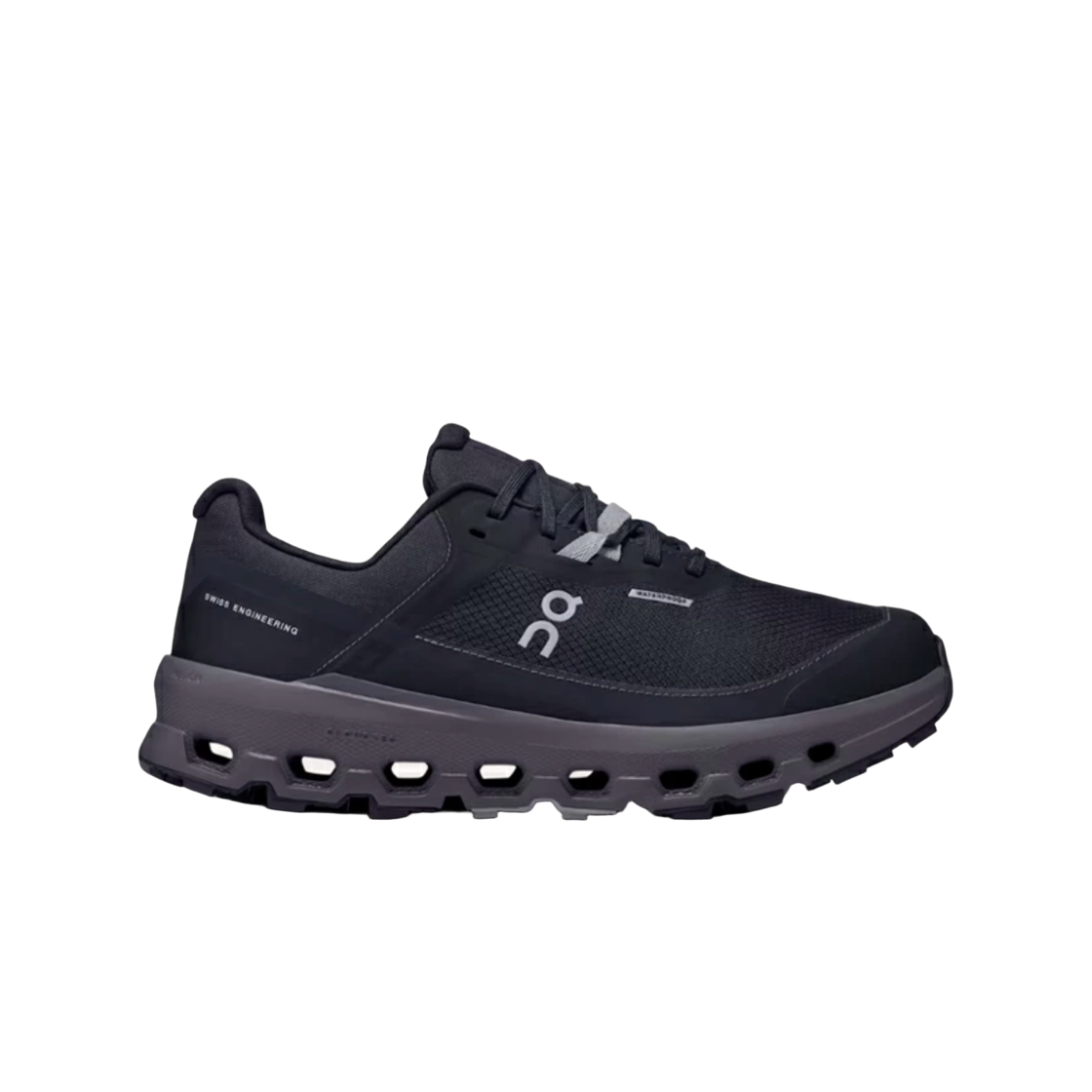 (W) 온 러닝 클라우드비스타 2 워터프루프 블랙 이클립스((W) On Running Cloudvista 2 Waterproof Black Eclipse) - 1