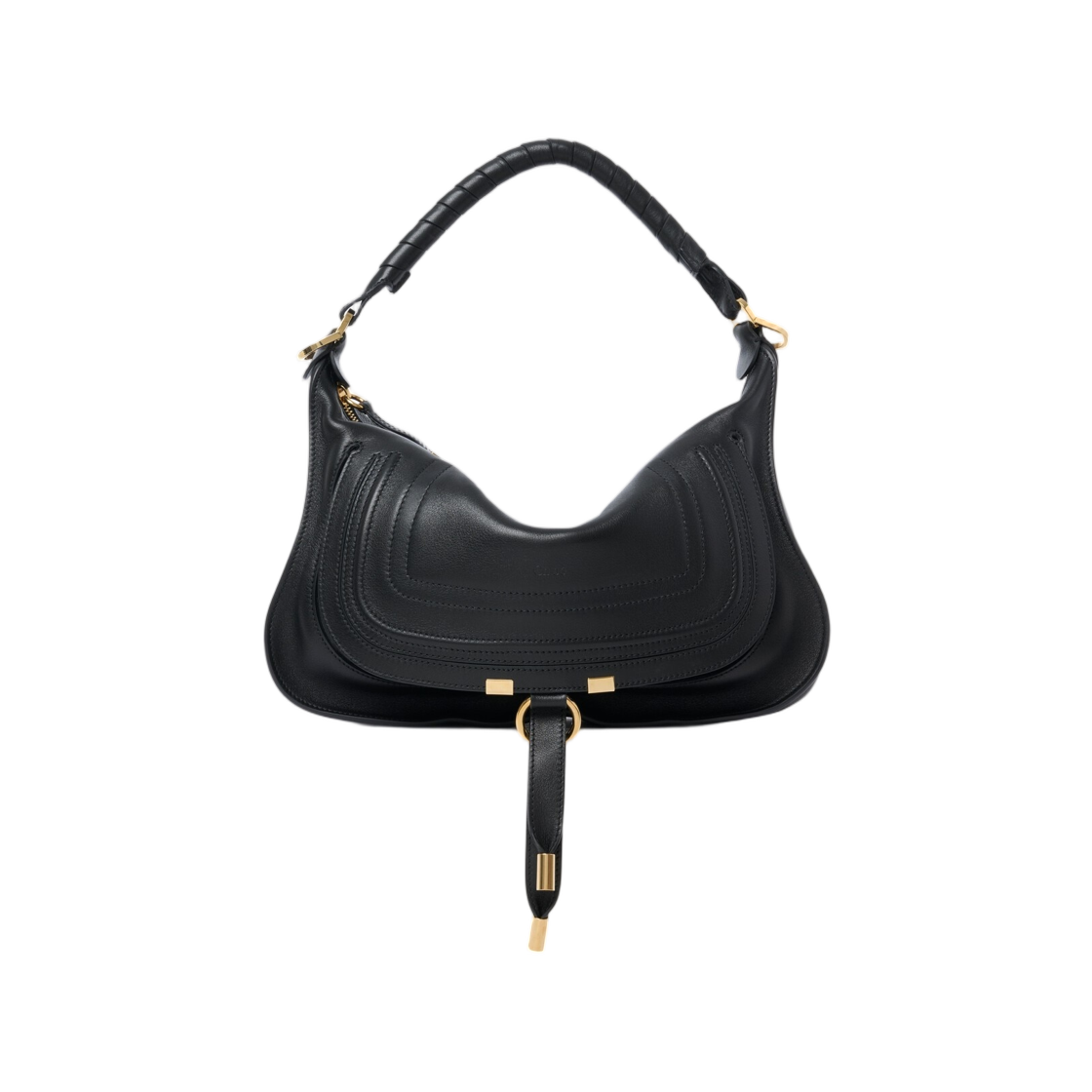 끌로에 스몰 마르씨 숄더백 소프트 레더 블랙(Chloe Small Marcie Shoulder Bag in Soft Leather Black) - 1