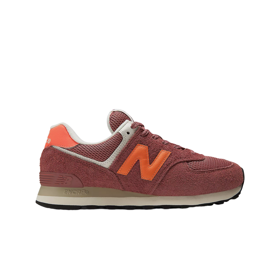 U5747FE New Balance 574 Red Rock Tangerine Heat