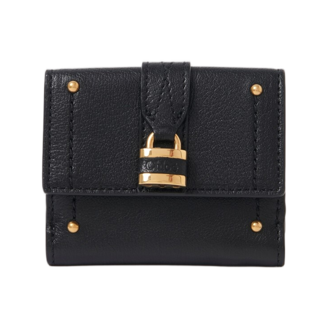 끌로에 미니 패딩턴 트라이폴드 그레인드 레더 블랙(Chloe Mini Paddington Tri-Fold in Grained Leather Black)