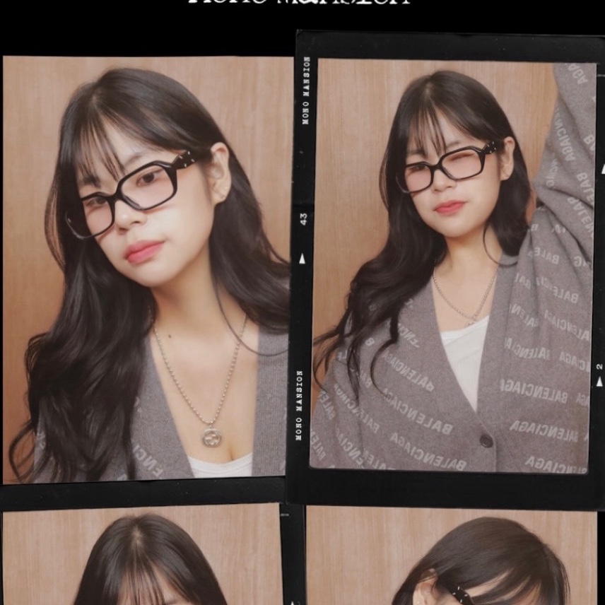 Gentle Monster x Maison Margiela MM212 Black Clear 착용 스타일