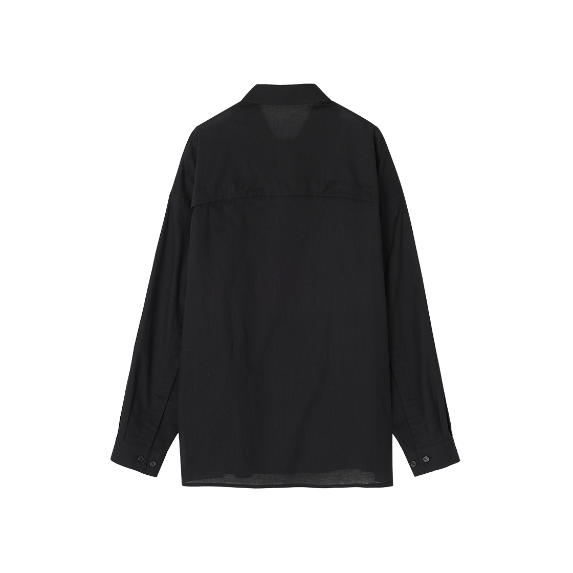(W) 송지오 컬렉션 딥폴드 메타 셔츠 블랙((W) SONGZIO COLLECTION Deepfold Meta Shirt Black) - 2