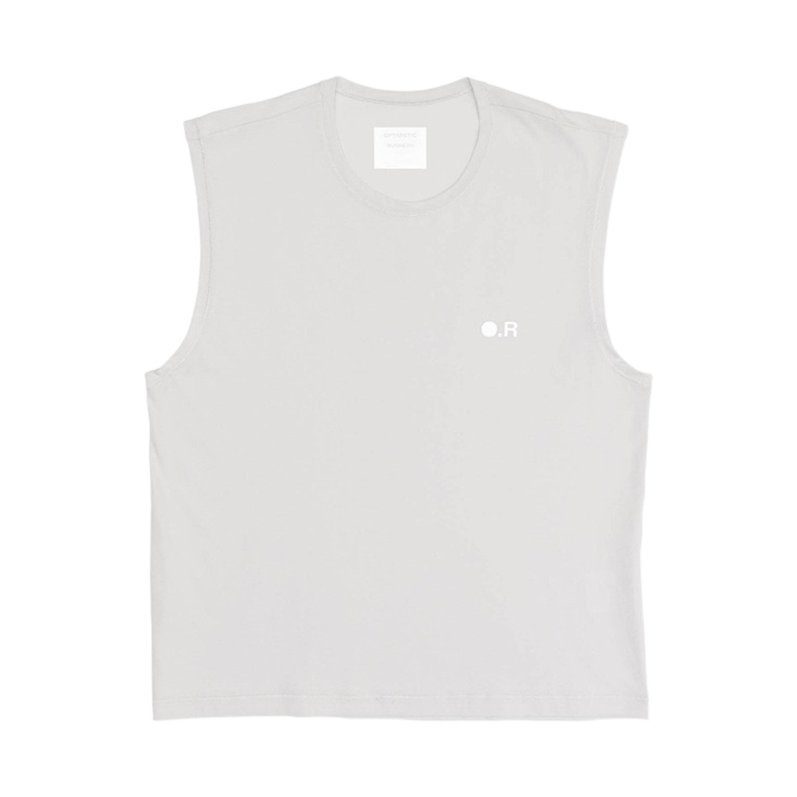 옵티미스틱 러너스 러닝 코튼 탱크 탑 쿨 그레이(Optimistic Runners Running Cotton Tank Top Cool Grey)