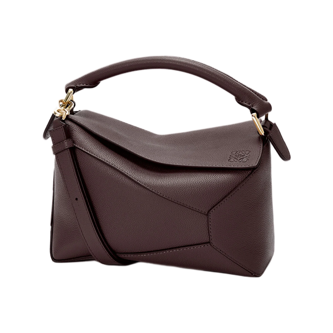 로에베 스몰 퍼즐 엣지 백 소프트 그레인드 카프스킨 다크 체스트넛(Loewe Small Puzzle Edge Bag In Soft Grained Calfskin Dark Chestnut) - 1