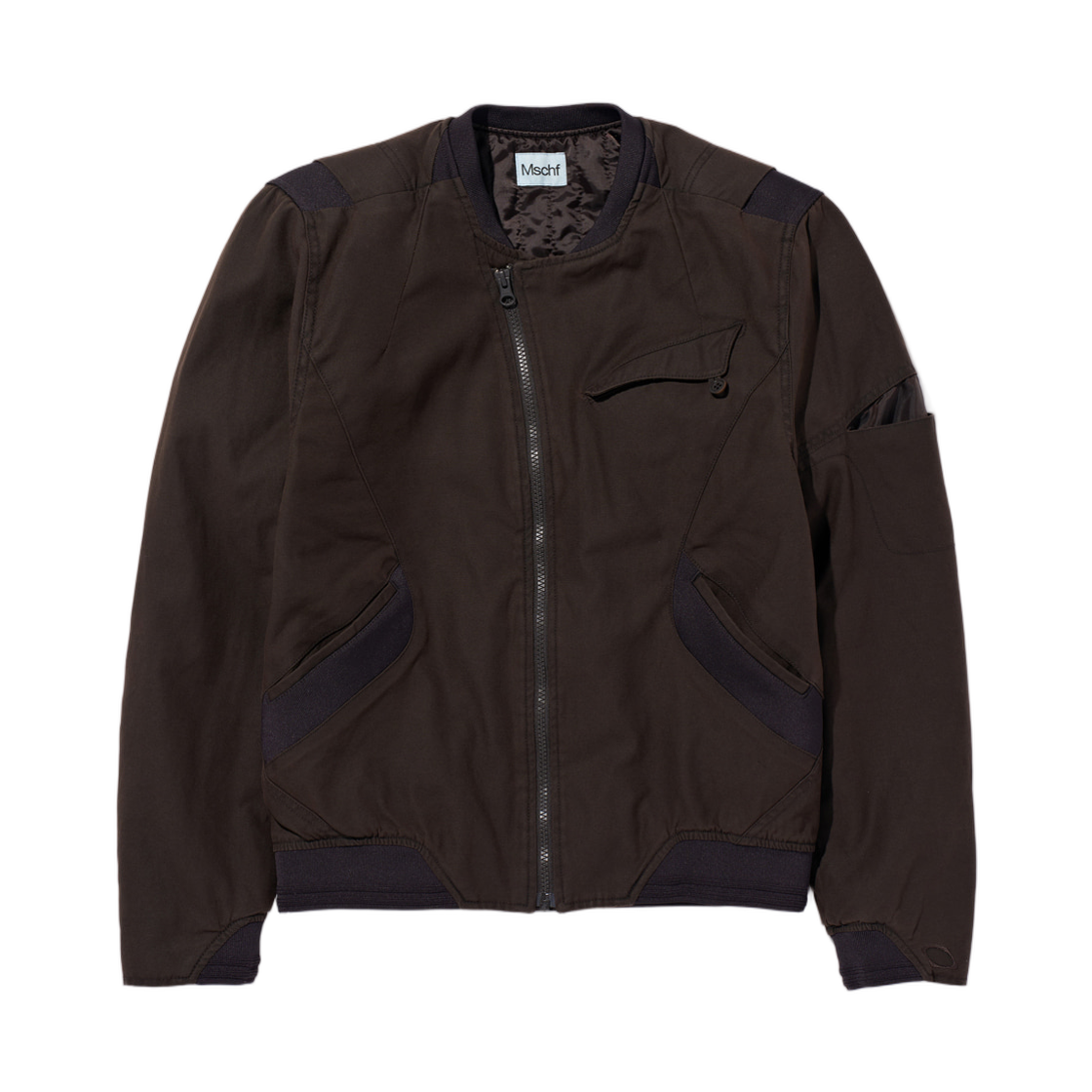 (W) 미스치프 워시드 워크 자켓 브라운((W) Mischief Washed Work Jacket Brown)