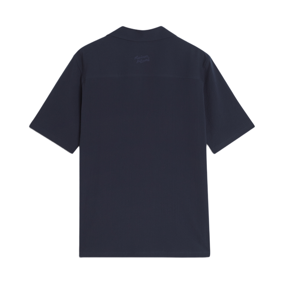 메종 키츠네 시어서커 리조트 셔츠 클래식 네이비(Maison Kitsune Seersucker Resort Shirt Classic Navy) - 2