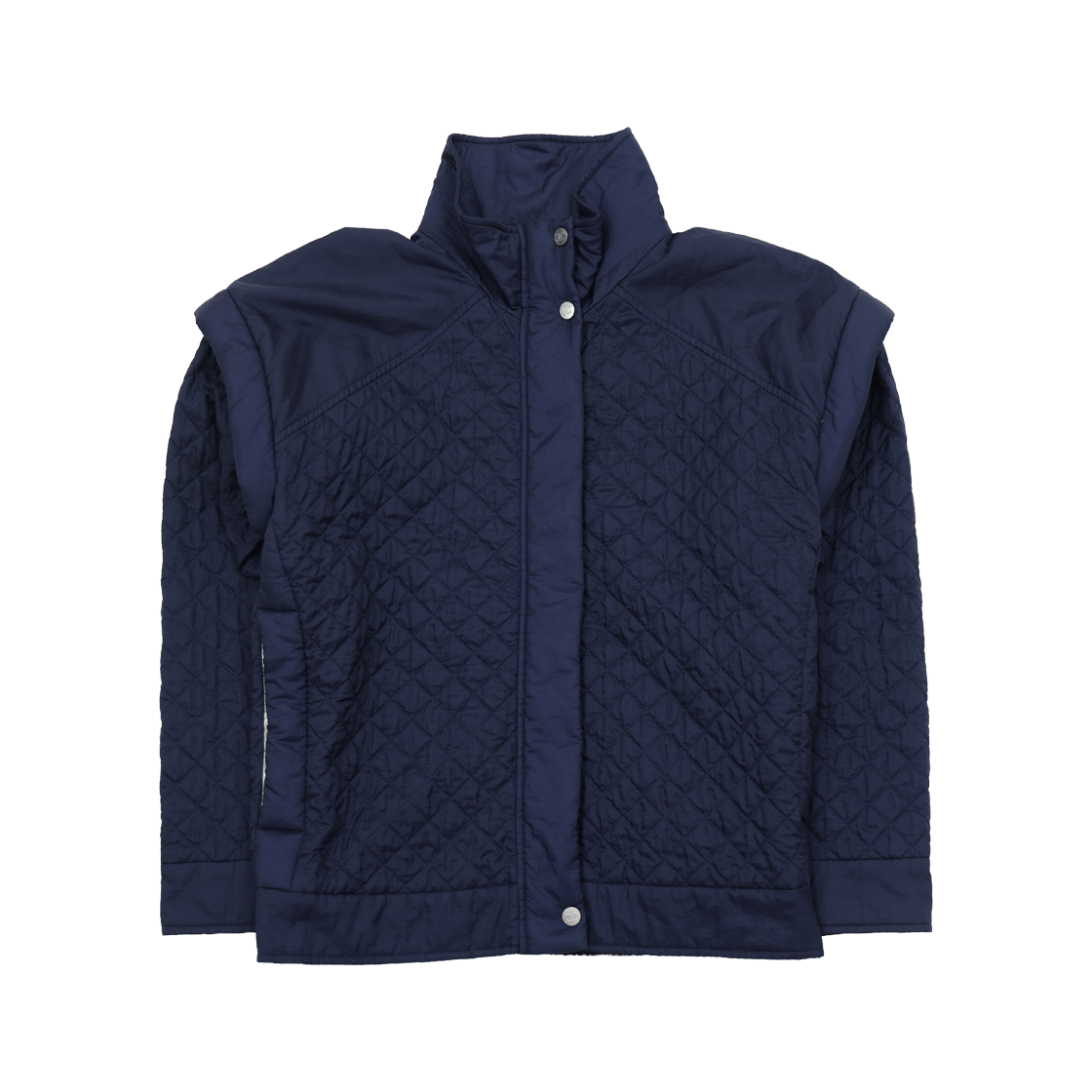 샤넬 퀼팅 블루종 자켓 나일론 네이비(Chanel Quilted Nylon Bomber Jacket - Navy) - 1