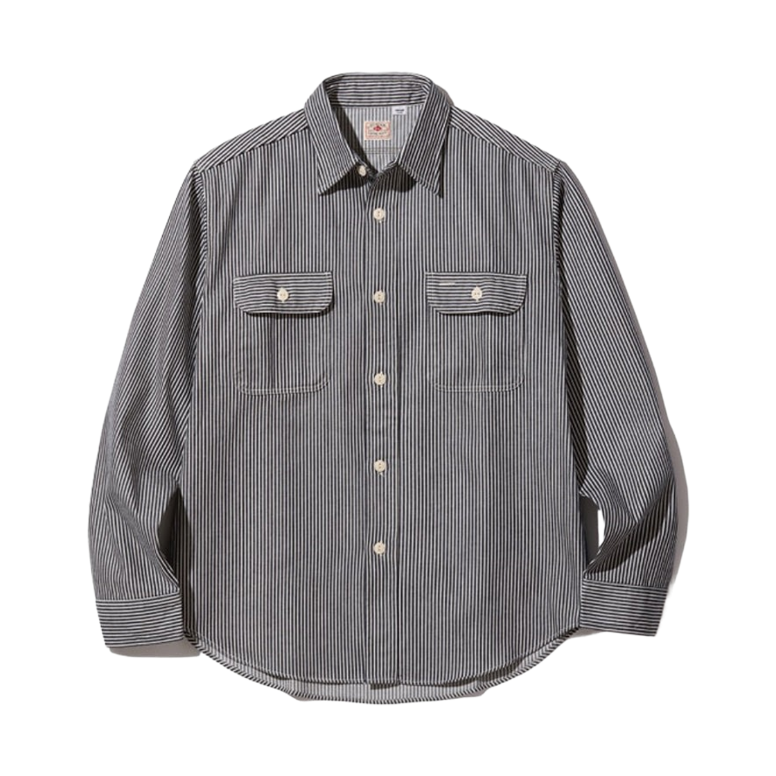 슈가 케인 히코리 스트라이프 워크 셔츠 블랙(Sugar Cane Hickory Stripe Work Shirt Black)