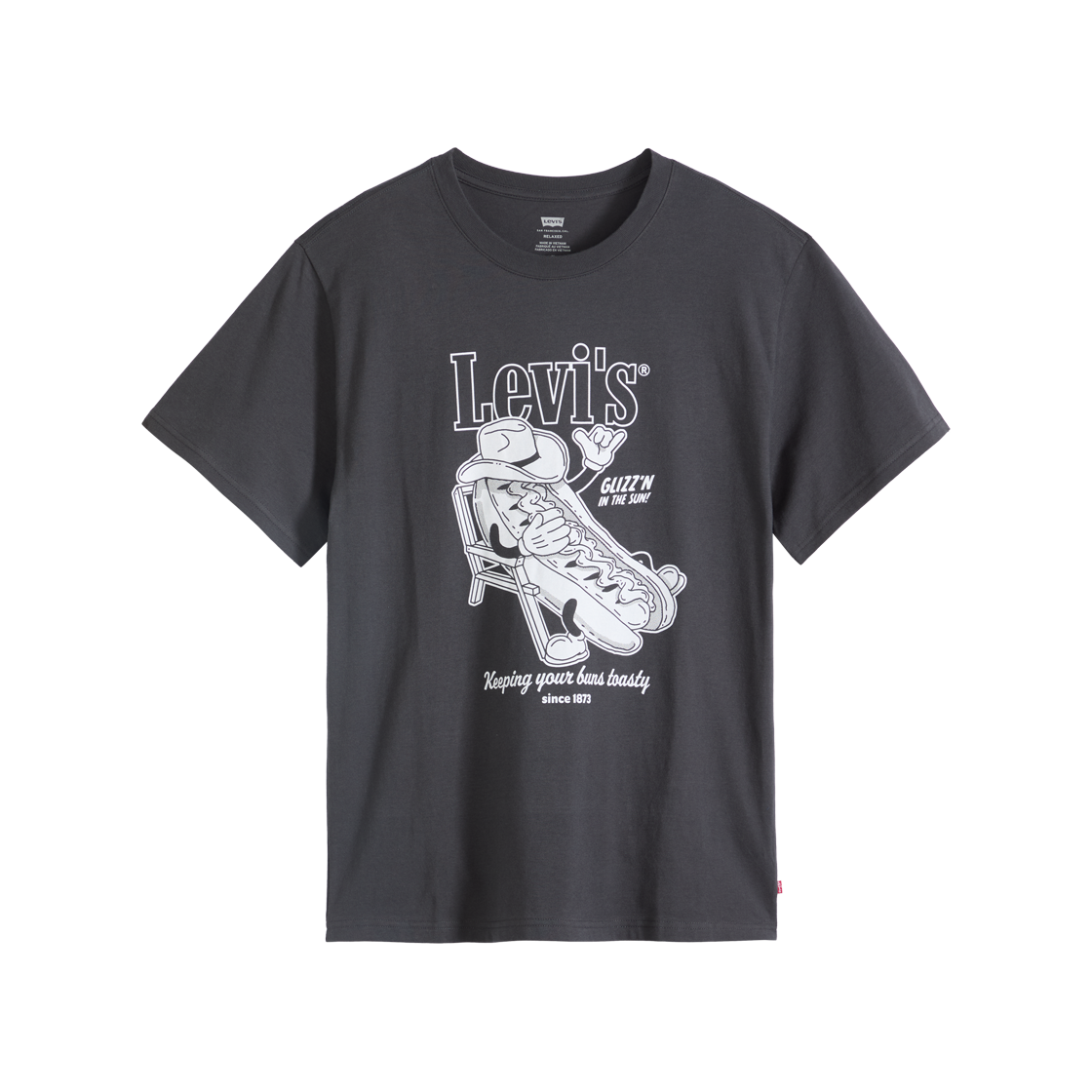 리바이스 릴렉스 핏 숏슬리브 그래픽 티셔츠 블랙(Levi's Relaxed Fit Short Sleeve T-Shirt Black)