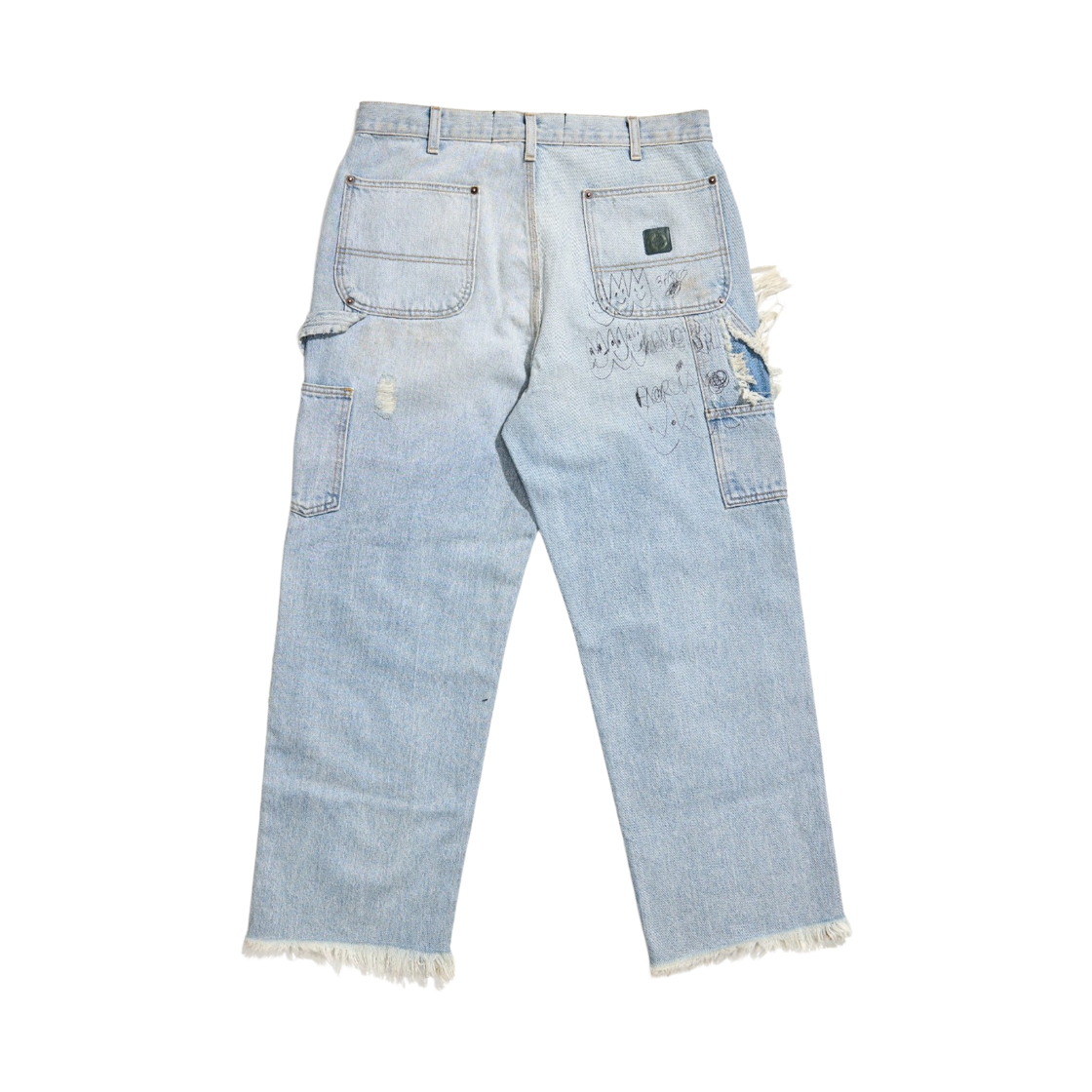 팔리 할리우드 버스티드 더블 니 진 인디고(Paly Hollywood Busted Double Knee Jeans Indigo) - 2
