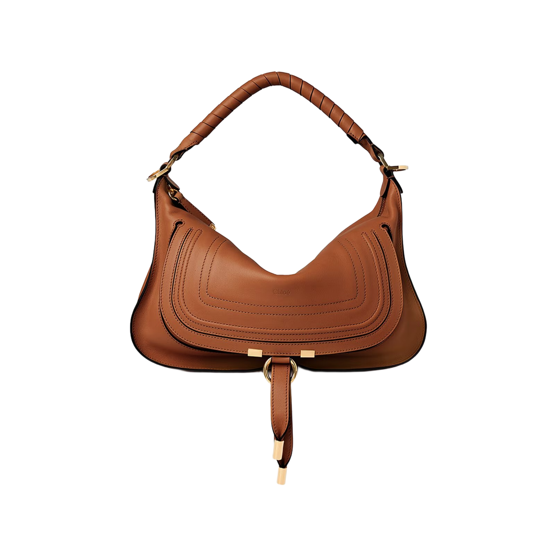 끌로에 스몰 마르씨 숄더백 소프트 레더 클레이 브라운(Chloe Small Marcie Shoulder Bag in Soft Leather Clay Brown) - 1
