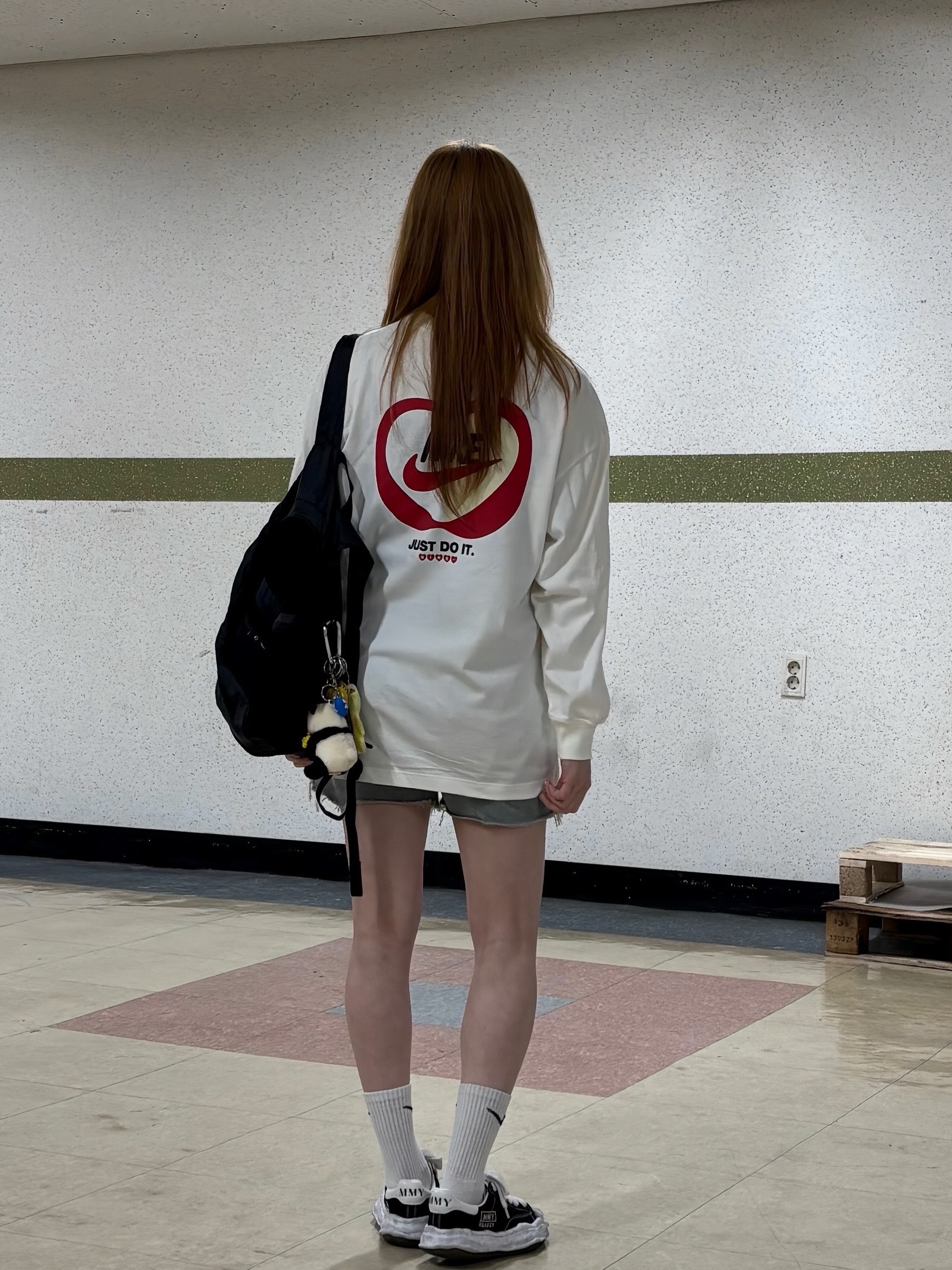 Maison Mihara Yasuhiro Blakey OG Sole Canvas Low-top Sneakers Black White, Human Made Heart Rubber Key Chain Blue 착용 스타일 - 9