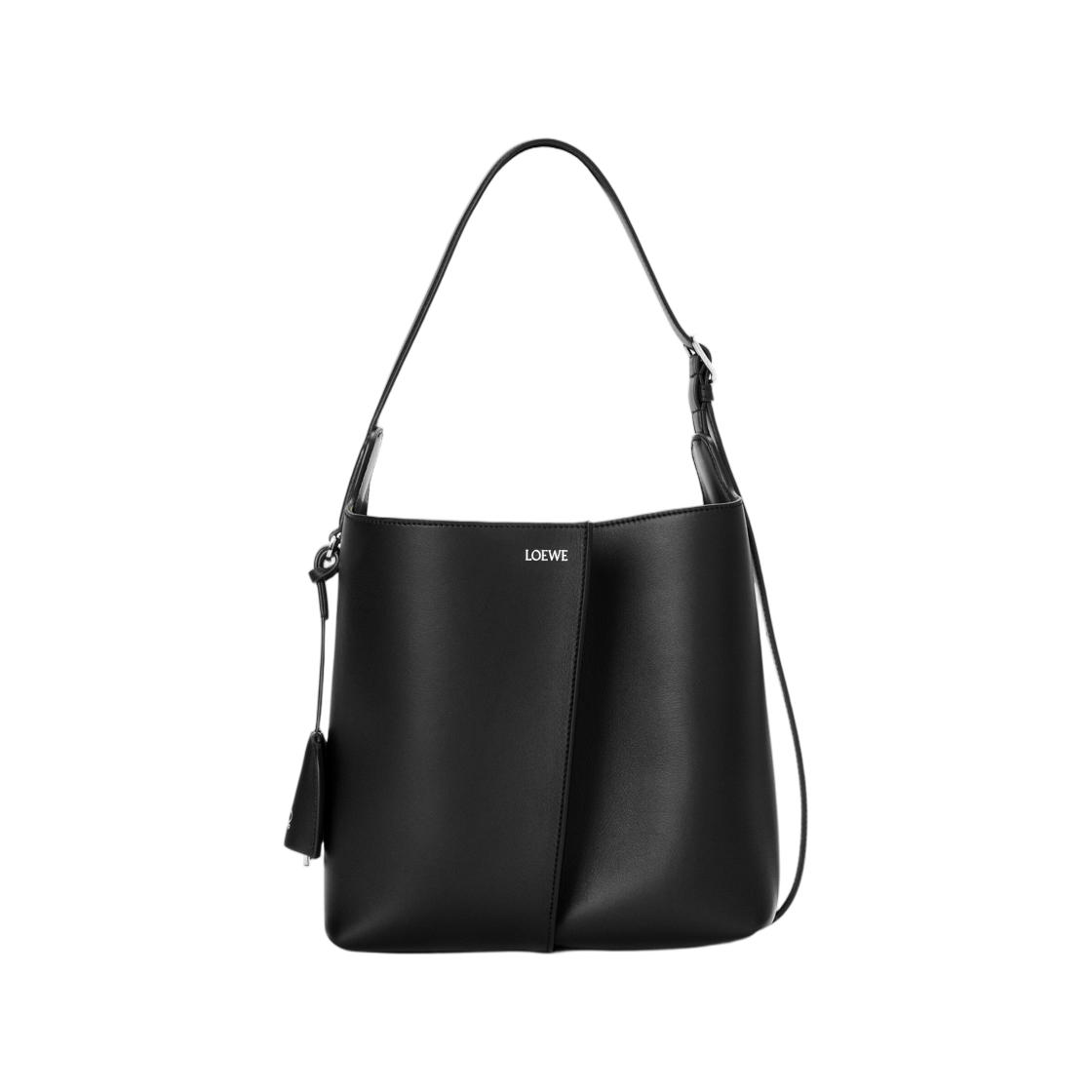 로에베 미디움 빌바오 버킷 스무스 카프스킨 블랙(Loewe Medium Bilbao Bucket In Smooth Calfskin Black)