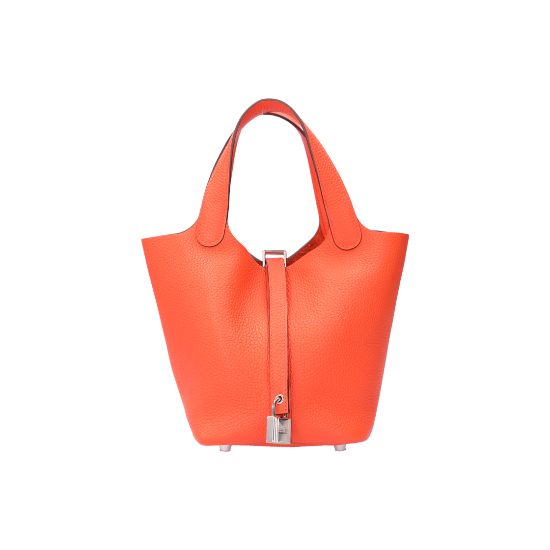 에르메스 H056289CK 피코탄 락 18 백 클레망스 & 팔라듐 하드웨어 오렌지 B각인(Hermes Picotin Lock 18 Clemence Bag with Palladium Hardware - Orange B Stamp) - 1