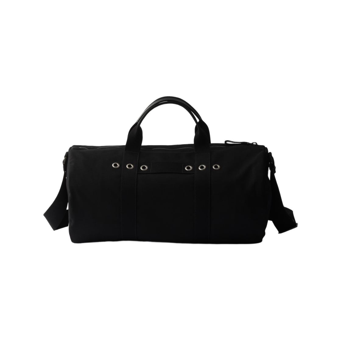 프라다 캔버스 더플백 블랙(Prada Canvas Duffel Bag Black) - 2