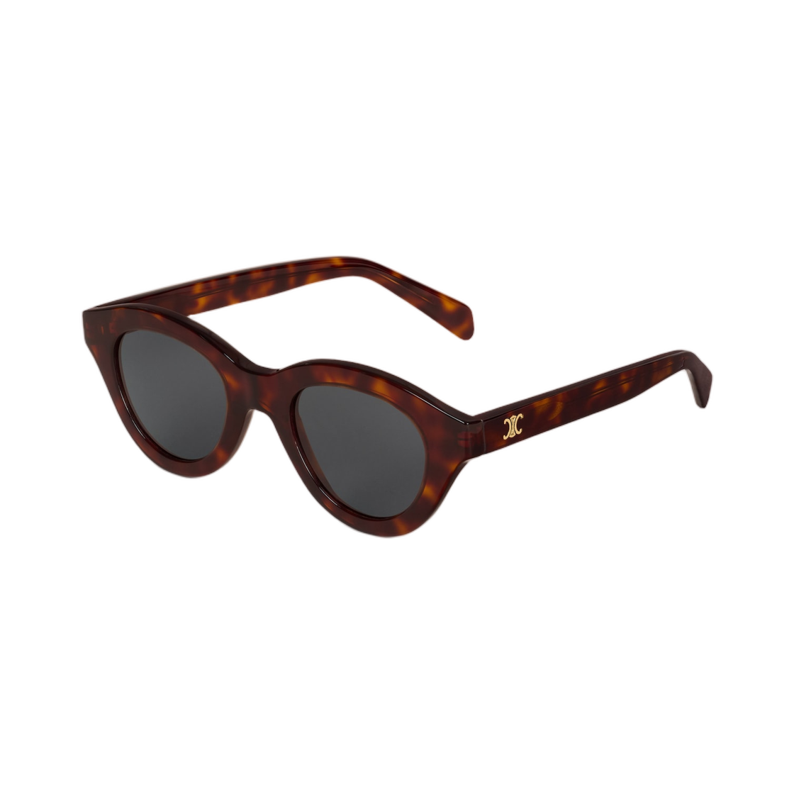 (W) 셀린느 트리옹프 미니 01 선글라스 아세테이트 레드 하바나((W) Celine Triomphe Mini 01 Sunglasses in Acetate Red Havana) - 2