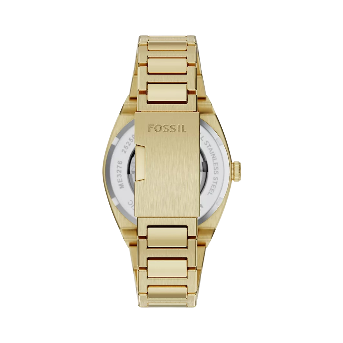 파슬 에버렛 오토매틱 쓰리핸드 42mm 골드톤 스테인리스 스틸 그린 골드(Fossil Everett Automatic Three-Hand 42mm Gold-Tone Stainless Steel Green Gold) - 2