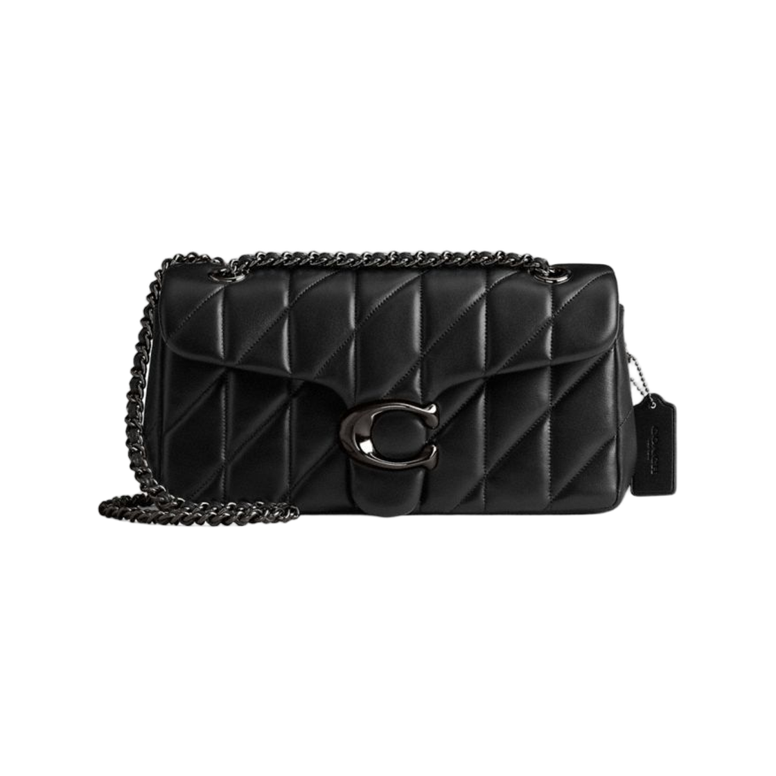 코치 태비 숄더백 26 필로우 퀼팅 퓨터 블랙(Coach Tabby Shoulder Bag 26 with Pillow Quilting Pewter Black)
