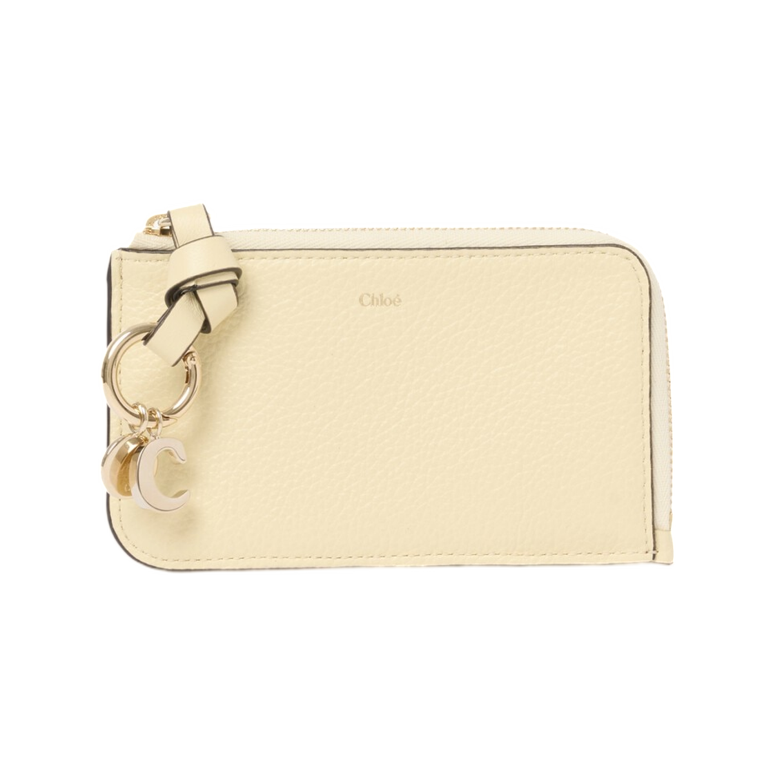 끌로에 알파벳 월렛 그레인드 레더 콰이엇 옐로우(Chloe Alphabet Wallet in Grained Leather Quiet Yellow) - 1