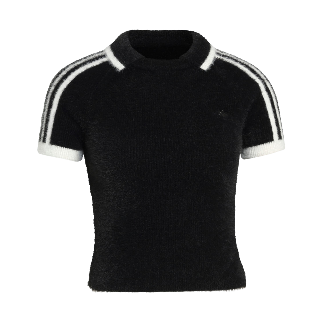 KD2428 (W) Adidas Knitted Cali T-Shirt Black - KR Sizing