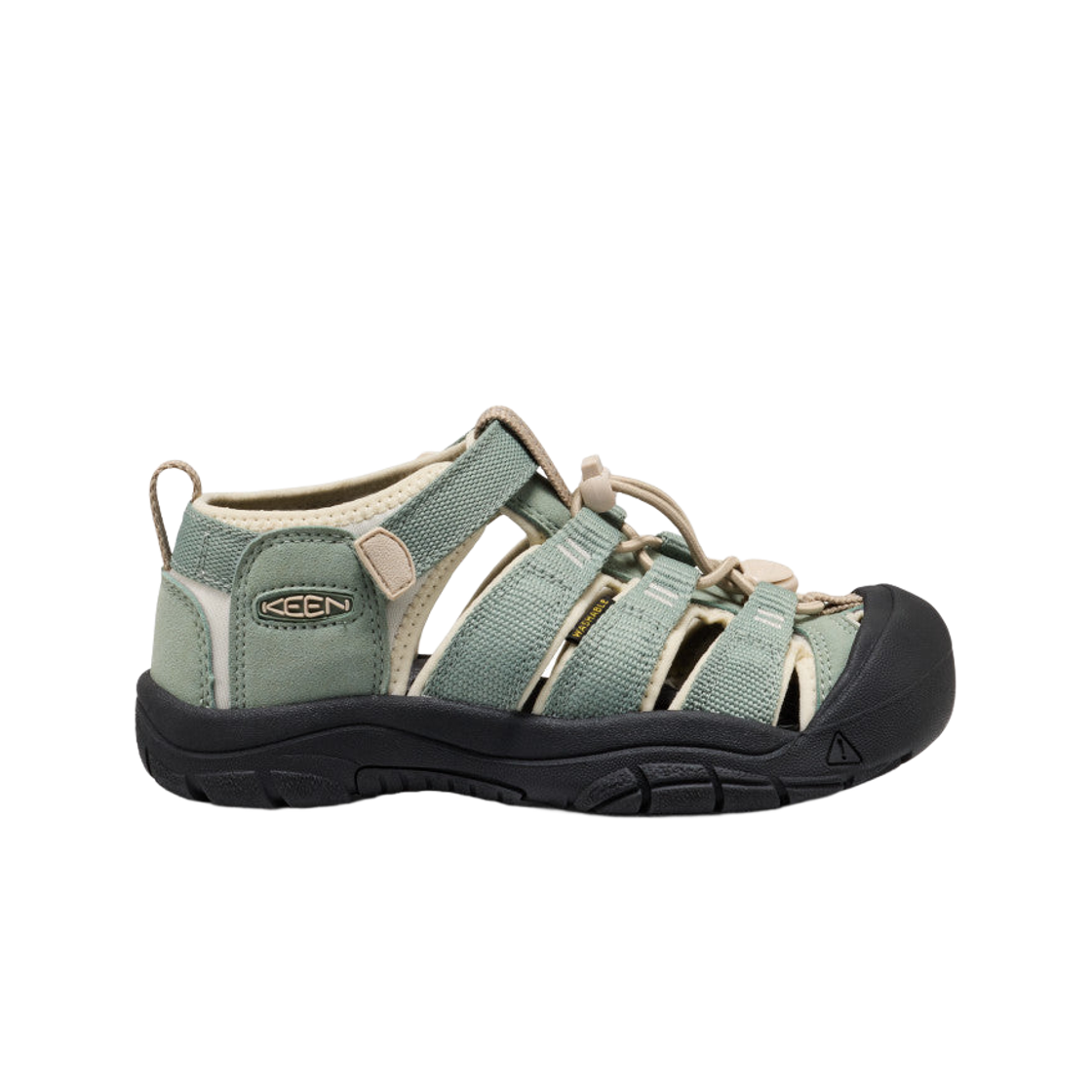 1032142 (Kids) Keen Newport H2 Lily Pad Black