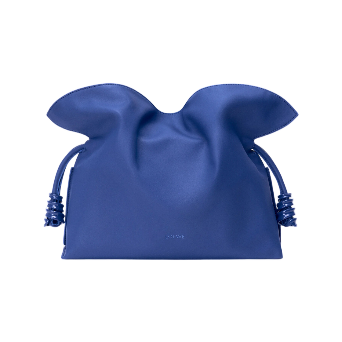 로에베 미디움 코일 플라멘코 클러치 나파 카프스킨 스텔라 블루(Loewe Medium Coil Flamenco Clutch In Nappa Calfskin Stellar Blue)