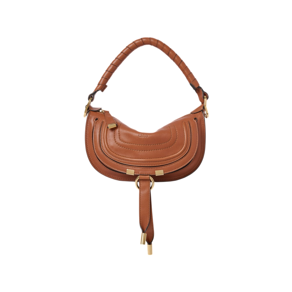 끌로에 미니 마르씨 숄더백 소프트 레더 클레이 브라운(Chloe Mini Marcie Shoulder Bag in Soft Leather Clay Brown)