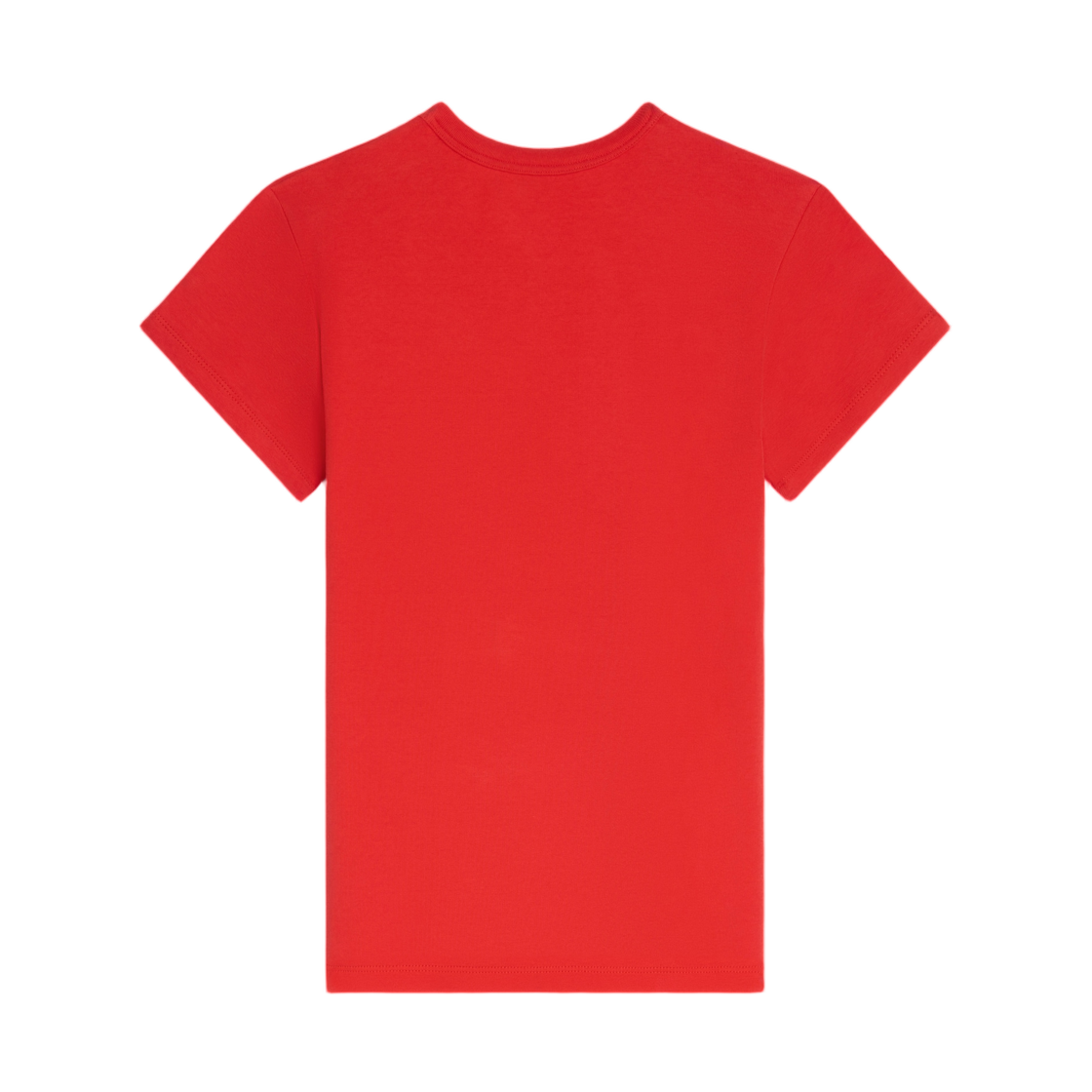 셀린느 레귤러 티셔츠 립드 코튼 저지 레드 사이클리스트 오프 화이트(Celine Regular T-Shirt in Ribbed Cotton Jersey Red Cyclist Off White) - 2