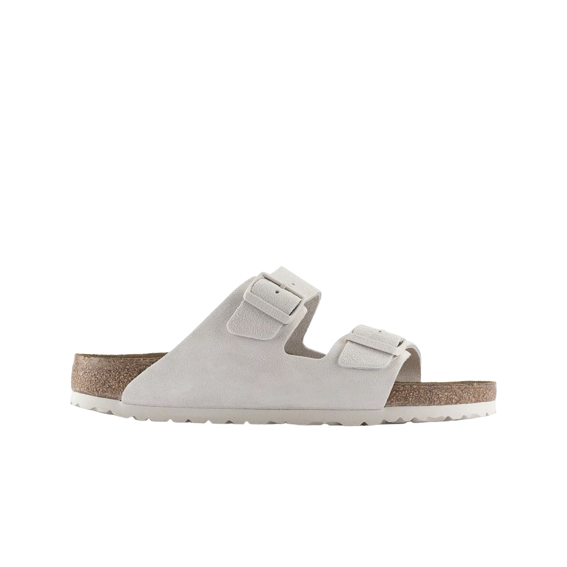 1024516 Birkenstock Arizona Soft Footbed Suede Antique White - Narrow