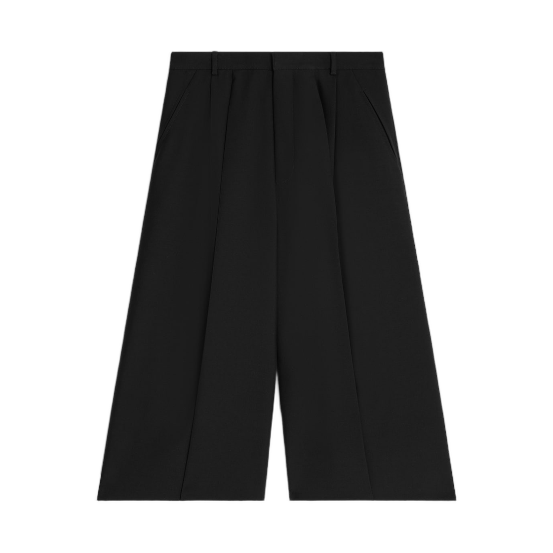 셀린느 몬타우크 쇼츠 울 앤 모헤어 개버딘 블랙(Celine Montauk Shorts in Wool and Mohair Gabardine Black)