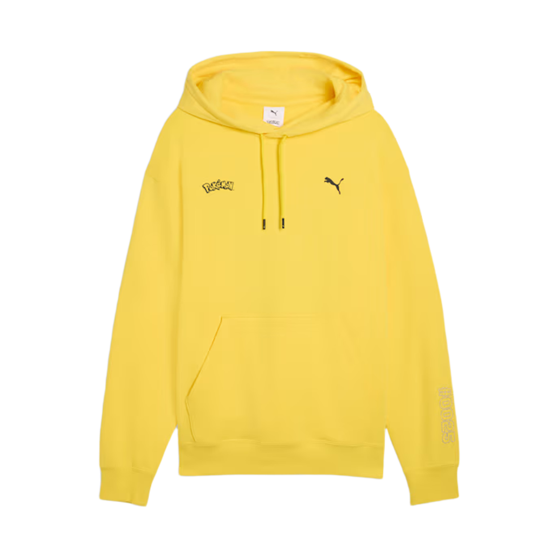 634915-80 Puma x Pokemon Relaxed Graphic Hoodie Energizing Yellow