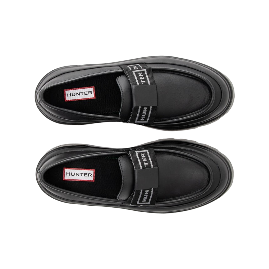 (W) 헌터 리파인드 익스플로러 플랫폼 로퍼 블랙((W) Hunter Refined Explorer Platform Loafers Black) - 2