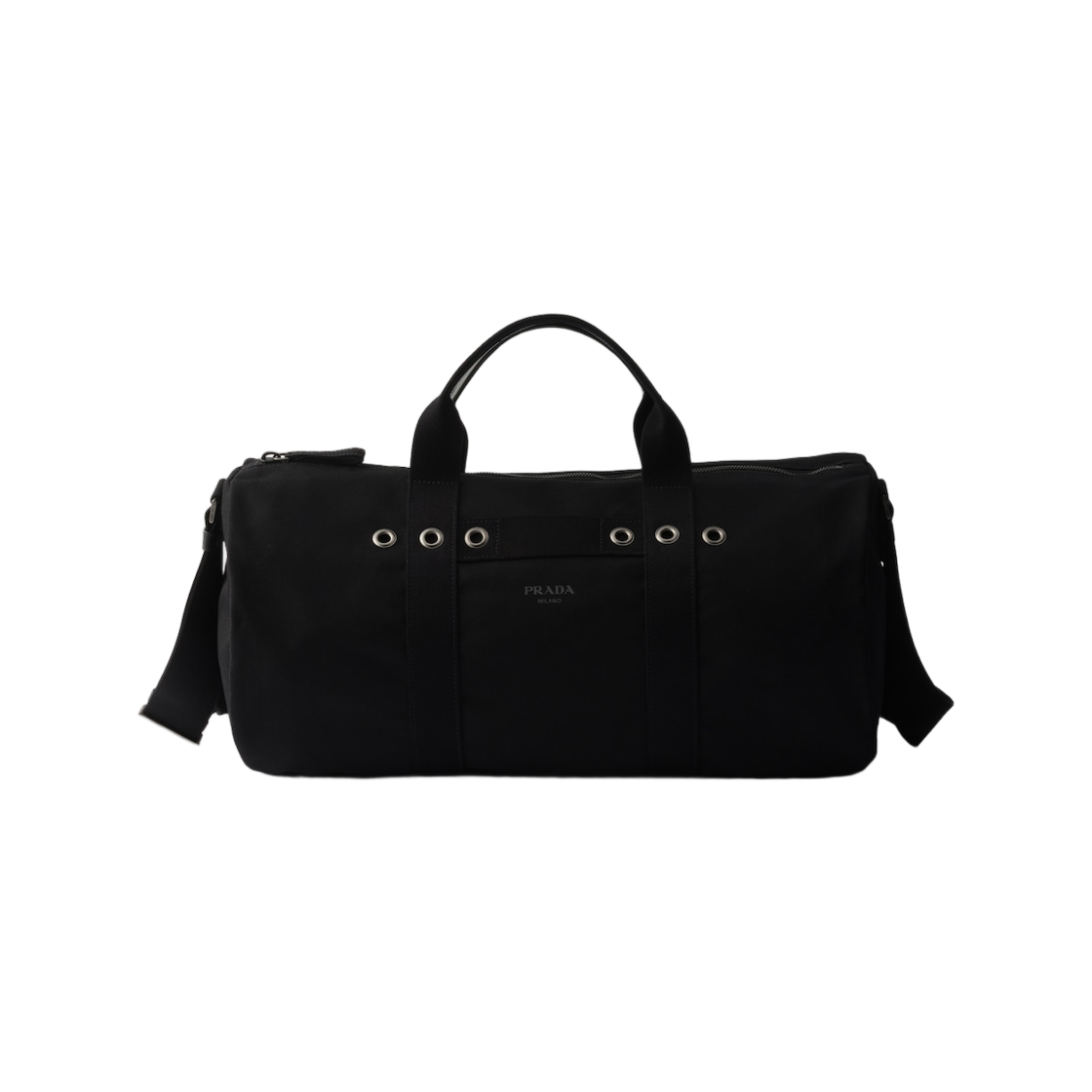 2VC056-010-F0002 Prada Canvas Duffel Bag Black