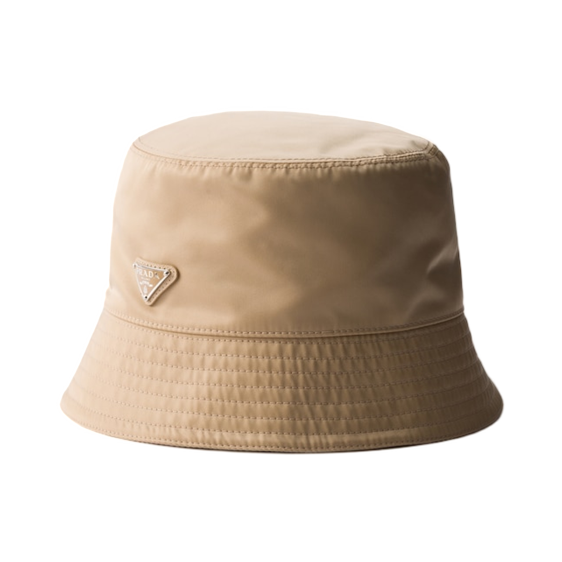 2HC137-2DMI-F0040 Prada Re-Nylon Bucket Hat Camel Brown