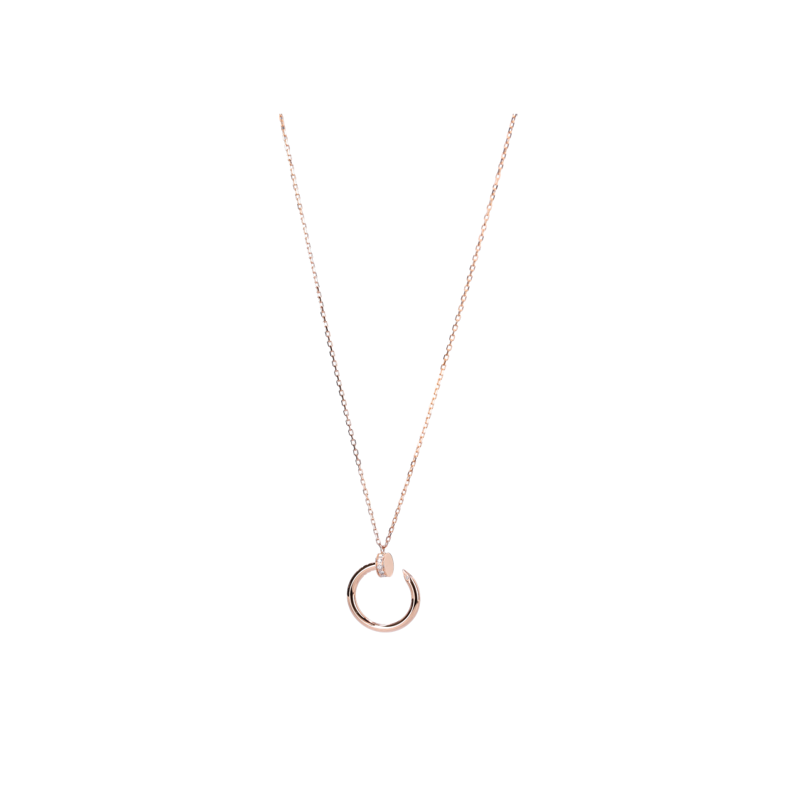 ITET3EC75SC3 Cartier Juste un Clou Pendant in 18K Pink Gold & Diamond
